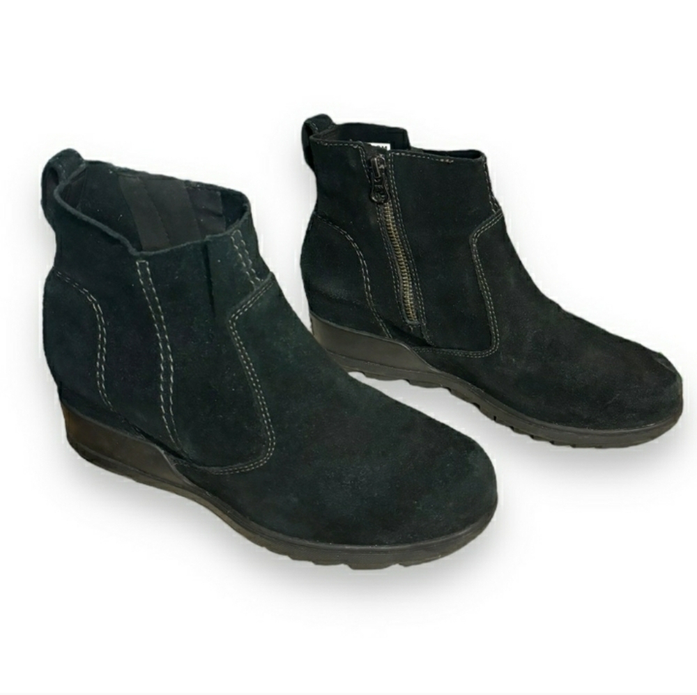 SOREL Evie Bootie — Waterproof Leather — Wedge Ankle Booties